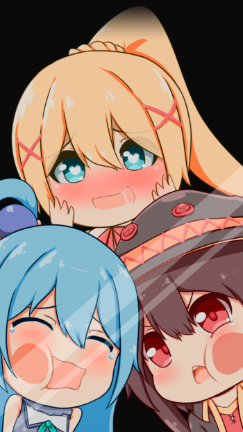 KonoSuba Darkness (KonoSuba) Megumin (KonoSuba) Aqua (KonoSuba) Anime KonoSuba - God’s blessing on this wonderful world!! Phone Wallpaper