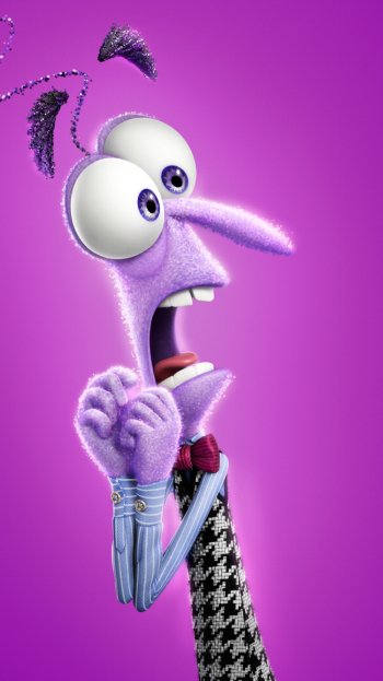 Fear (Inside Out) movie Inside Out Phone Wallpaper