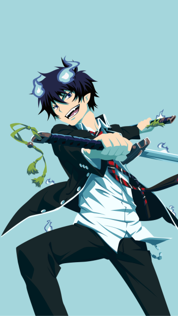 Rin Okumura Anime Blue Exorcist Phone Wallpaper