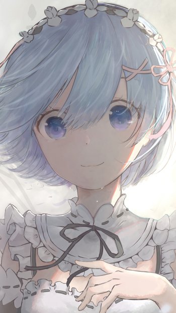 Rem (Re:ZERO) Anime Re:Zero - Starting Life in Another World Phone Wallpaper