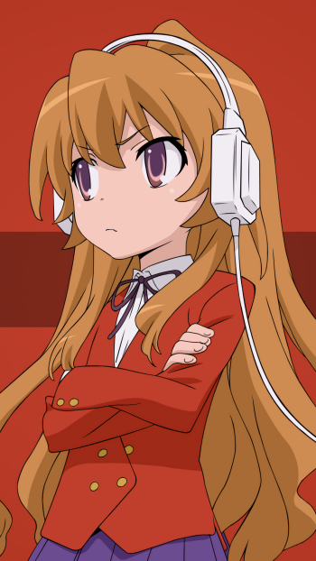 Taiga Aisaka Anime Toradora! Phone Wallpaper