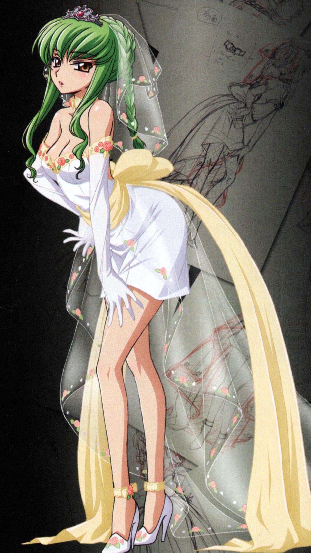 Download C.C. (Code Geass) Anime Code Geass Phone Wallpaper