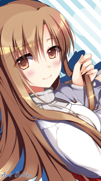 Asuna Yuuki Anime Sword Art Online Phone Wallpaper