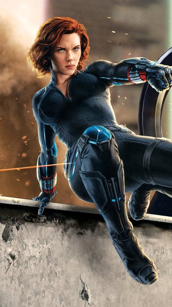 Scarlett Johansson Black Widow movie Avengers: Age of Ultron Phone Wallpaper