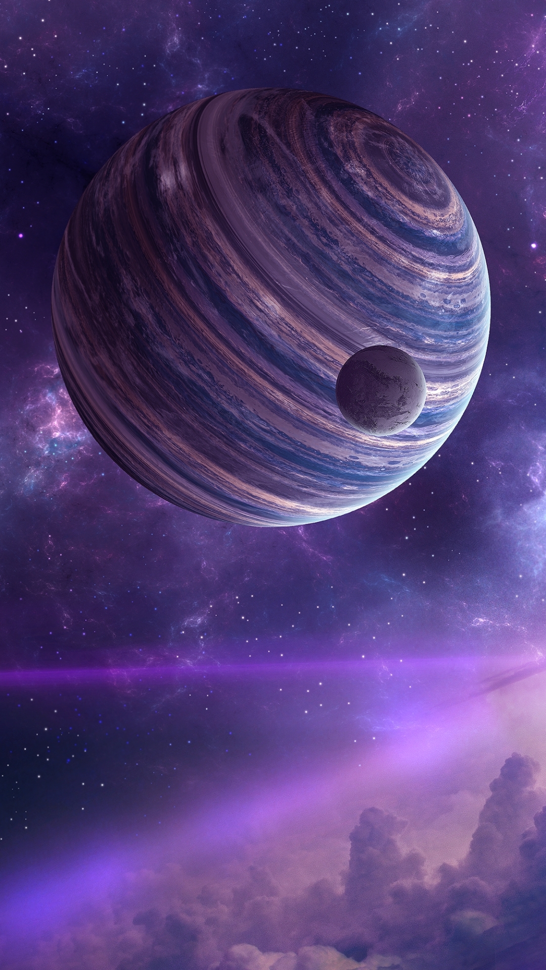 Purple planet wallpaper by Jojok930  Download on ZEDGE  1a4e