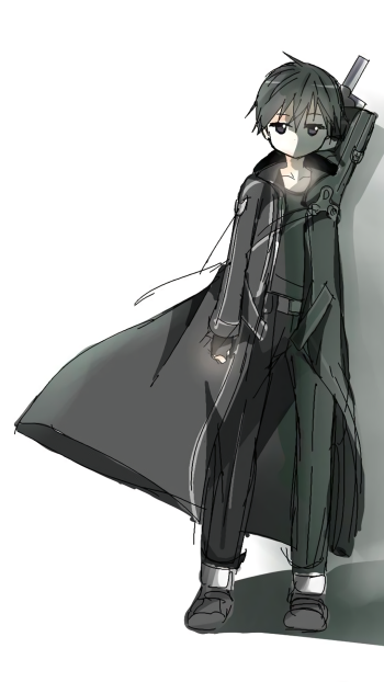 Kirito (Sword Art Online) Anime Sword Art Online Phone Wallpaper