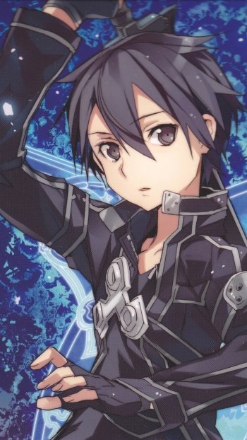Kazuto Kirigaya Kirito (Sword Art Online) Anime Sword Art Online Phone Wallpaper
