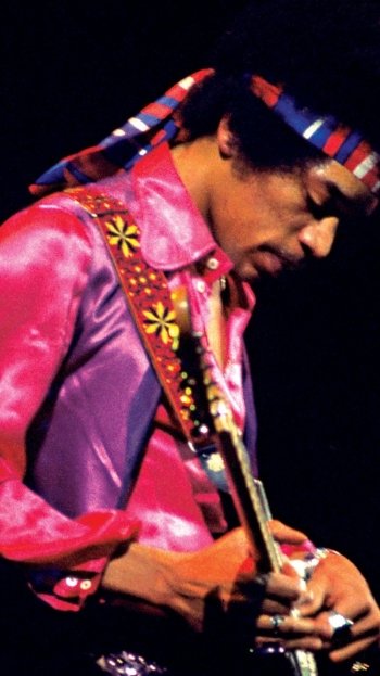 music Jimi Hendrix Phone Wallpaper