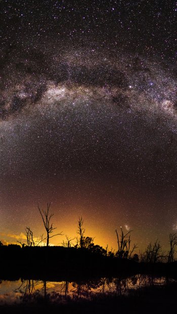  Milky Way over Harvey Dam in Western Australia