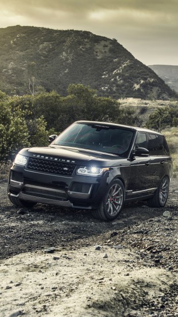 SUV black car vehicle car Land Rover Range Rover Phone Wallpaper
