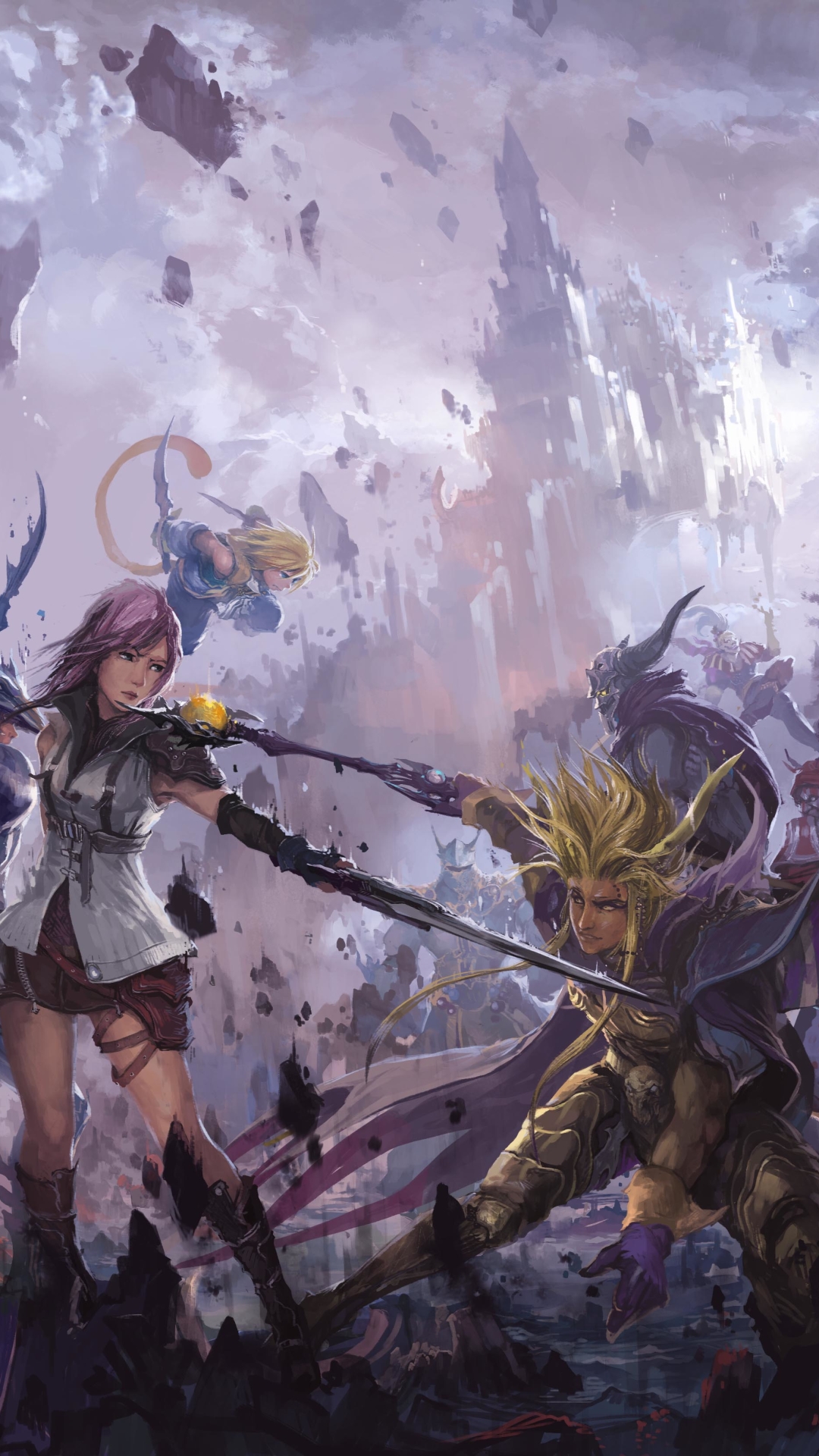 Dissidia 012: Final Fantasy Phone Wallpaper by Nguyễn Anh Tú
