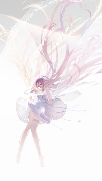 white pink eyes dress pink hair long hair IA (Vocaloid) Anime Vocaloid white anime Phone Wallpaper