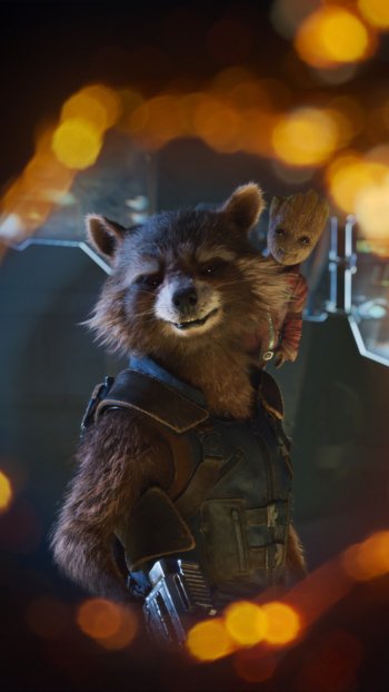 Rocket Raccoon Guardians of the Galaxy Groot movie Guardians of the Galaxy Vol. 2 Phone Wallpaper