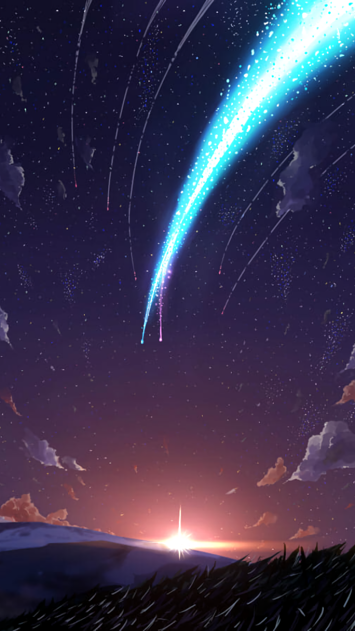 Your name, anime, stars, HD phone wallpaper