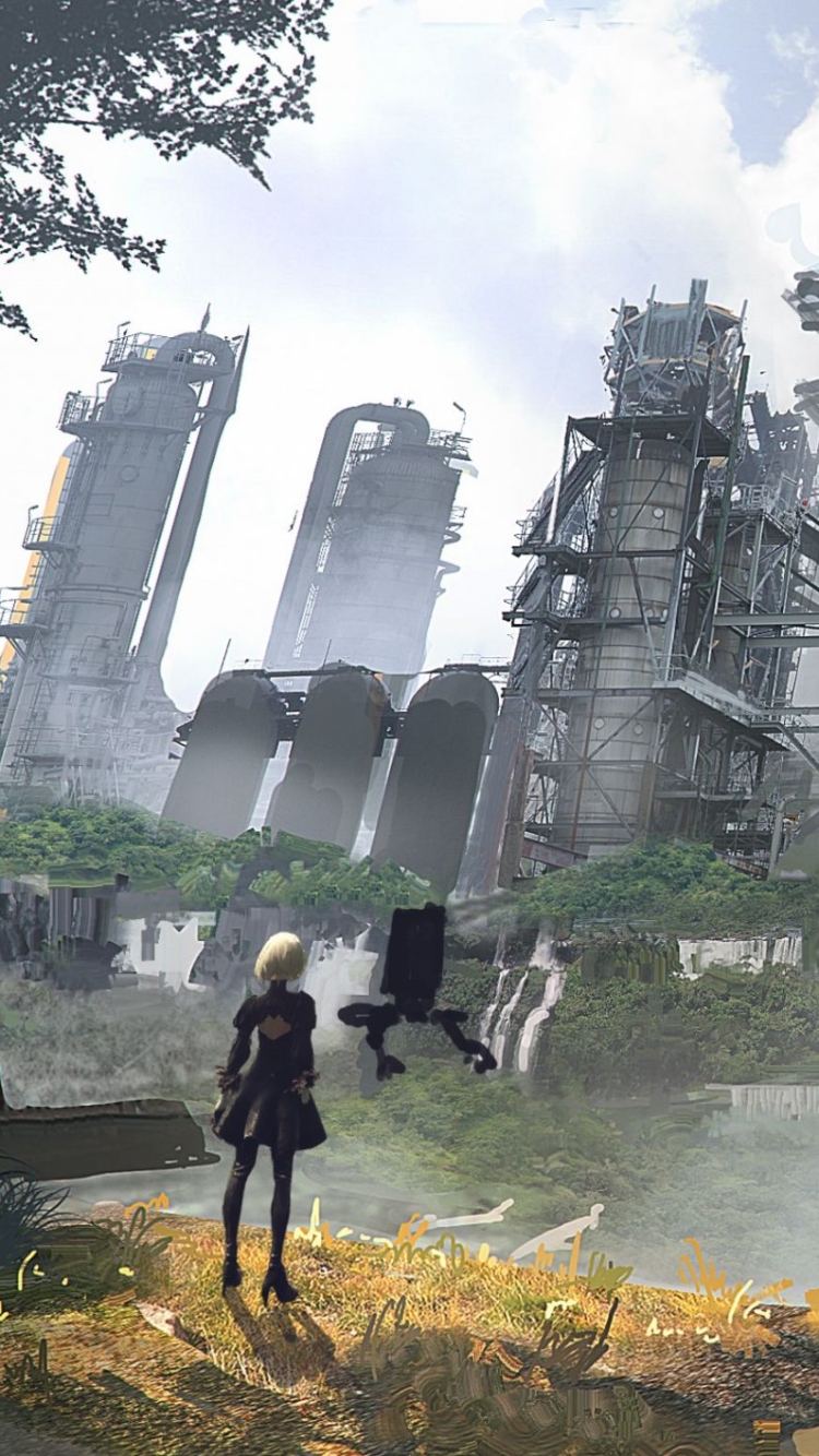 NieR Automata game mobile wallpaper  HD Mobile Walls