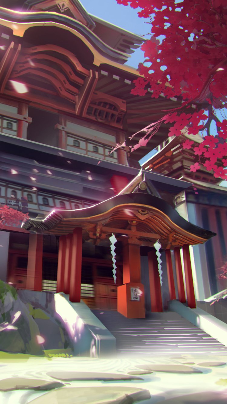 Hanamura (Overwatch) Phone Wallpapers