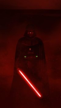 Download wallpaper 1280x2120 darth vader with red lightbar dark iphone 6  plus 1280x2120 hd background 26616
