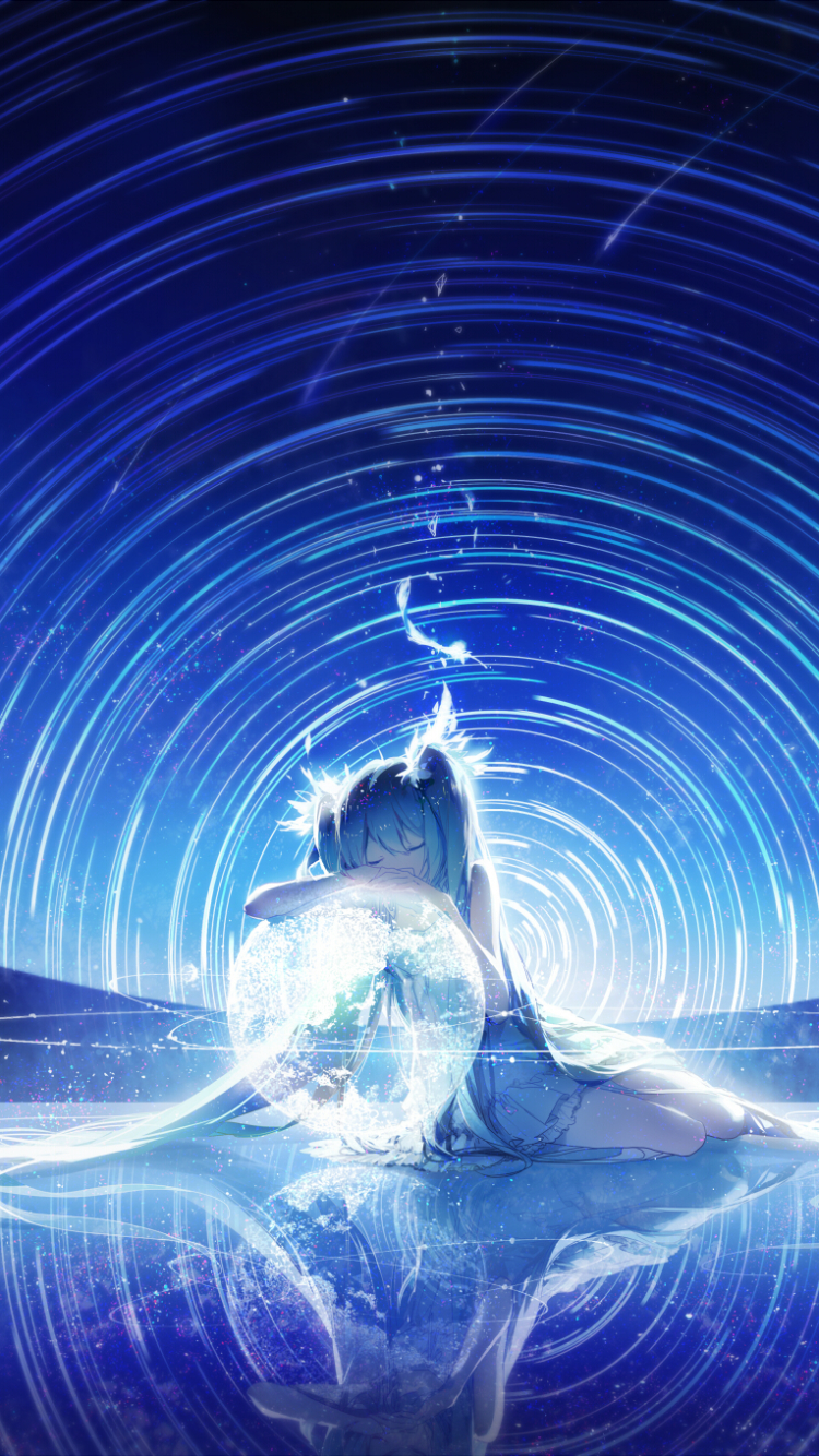 Vocaloid Phone Wallpaper by Rella