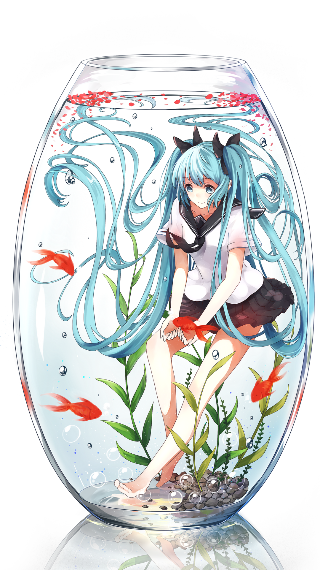 Download Hatsune Miku Anime Vocaloid Phone Wallpaper by GKN - Mobile Abyss