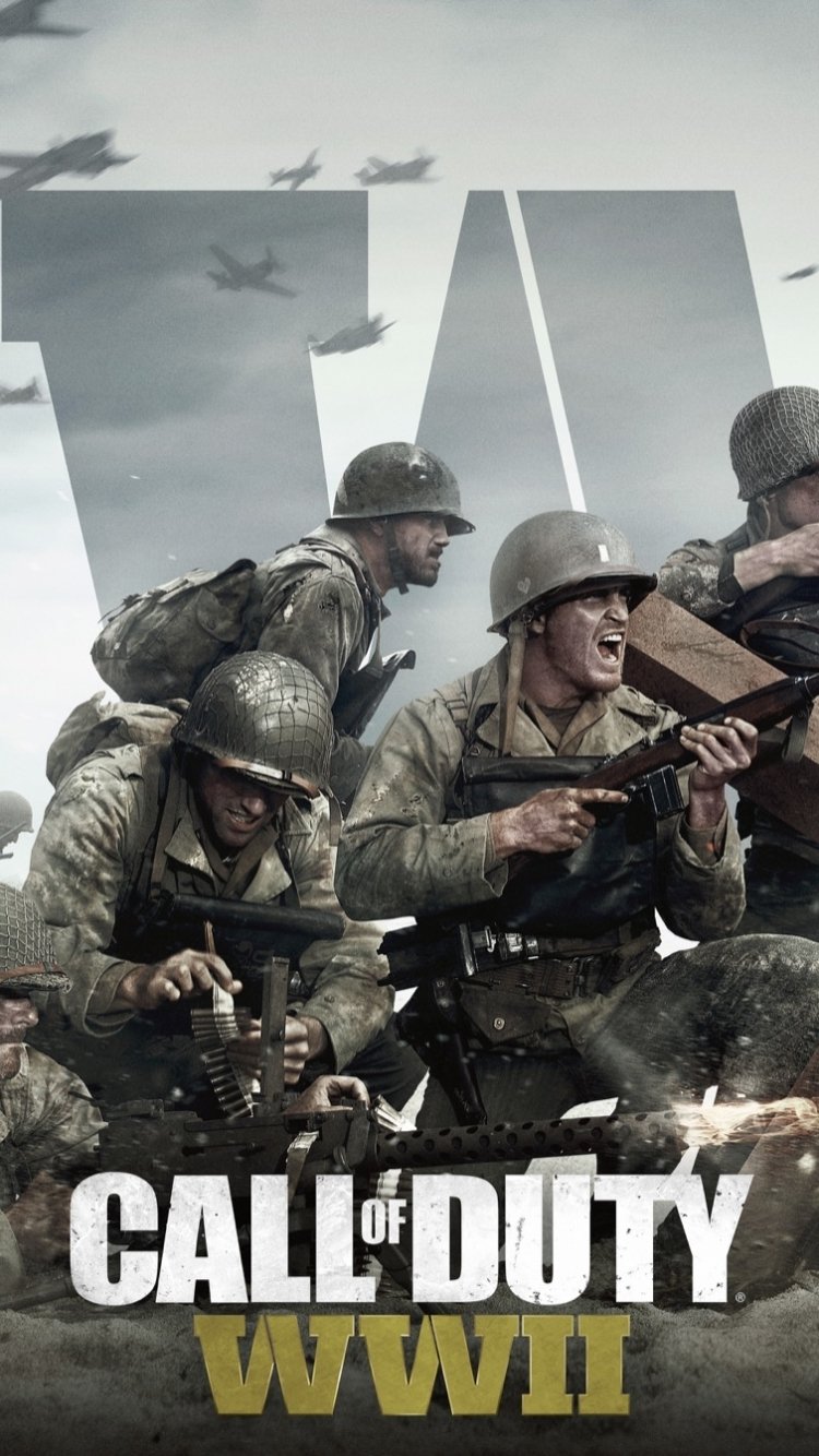 Download Soldier Video Game Call Of Duty: WWII Phone Wallpaper