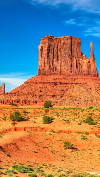landscape desert Arizona USA nature monument valley Phone Wallpaper