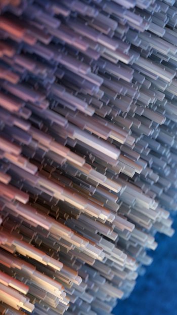 CGI 3D Abstract shapes Phone Wallpaper