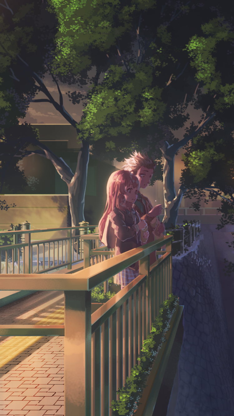 Download Shouya Ishida Shouko Nishimiya Anime A Silent Voice Phone Wallpaper