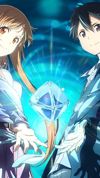 Sword Art Online Ordinal Scale Asuna Yuuki Kazuto Kirigaya Anime Sword Art Online Movie: Ordinal Scale Phone Wallpaper