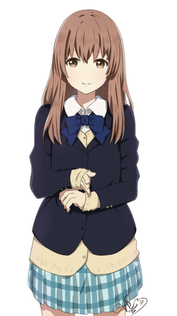 Shouko Nishimiya Anime A Silent Voice Phone Wallpaper
