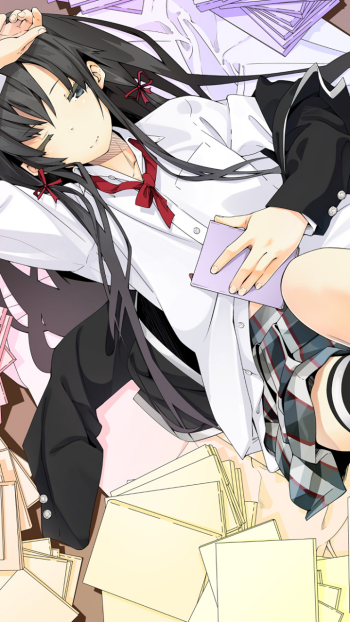 Yukino Yukinoshita Anime My Teen Romantic Comedy SNAFU Phone Wallpaper