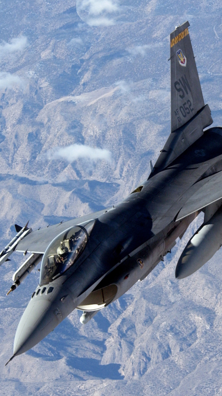 General Dynamics F-16 Fighting Falcon Phone Wallpaper