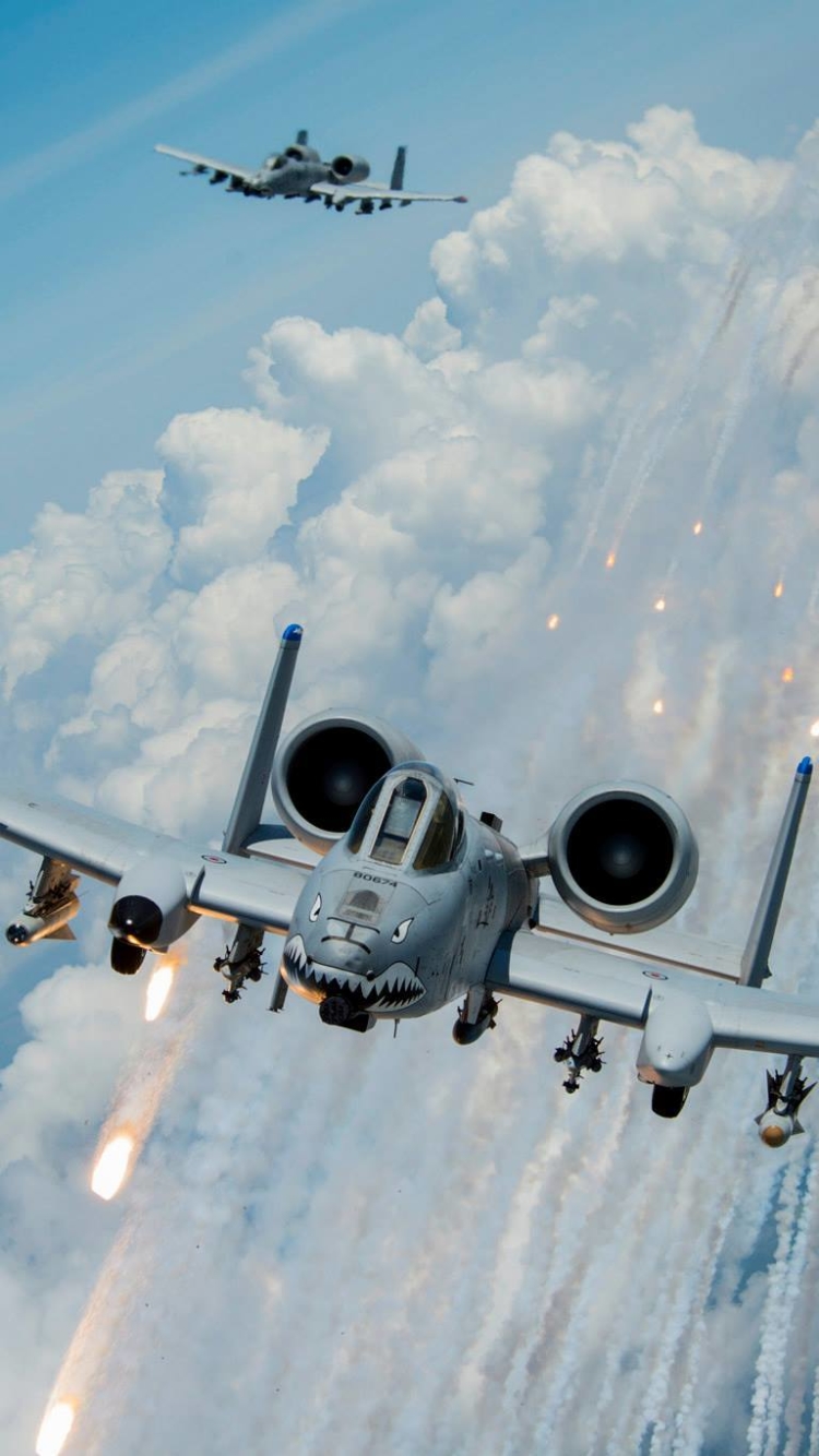 Militaryfairchild Republic A 10 Thunderbolt Ii 750x1334 Wallpaper