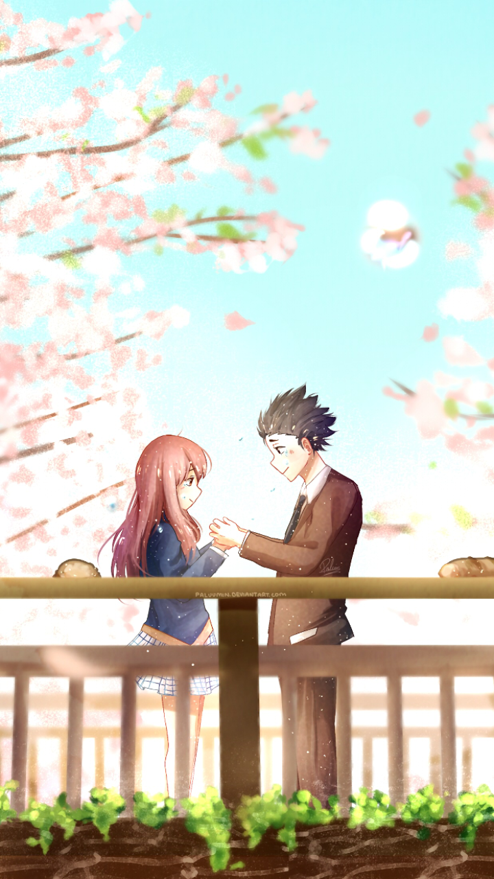 Download Shouya Ishida Shouko Nishimiya Anime A Silent Voice Phone Wallpaper