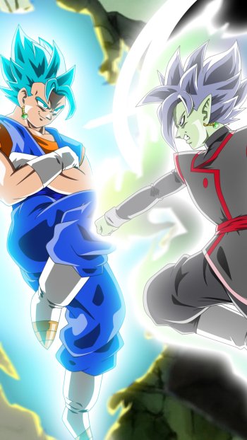 Dragon Ball Zamasu (Dragon Ball) SSGSS Vegito Vegito (Dragon Ball) Anime Dragon Ball Super Phone Wallpaper