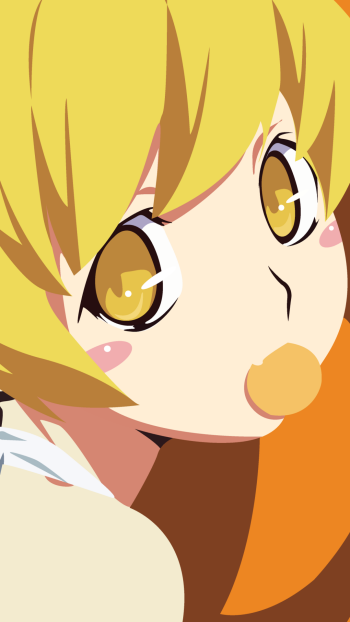 Shinobu Oshino Anime Monogatari (Series) Phone Wallpaper