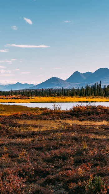 mountain panorama nature landscape Phone Wallpaper