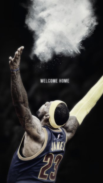 LeBron James Sports Phone Wallpaper