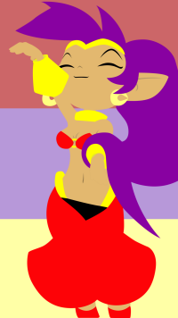 Shantae Halloween Wallpapers - Cat with Monocle
