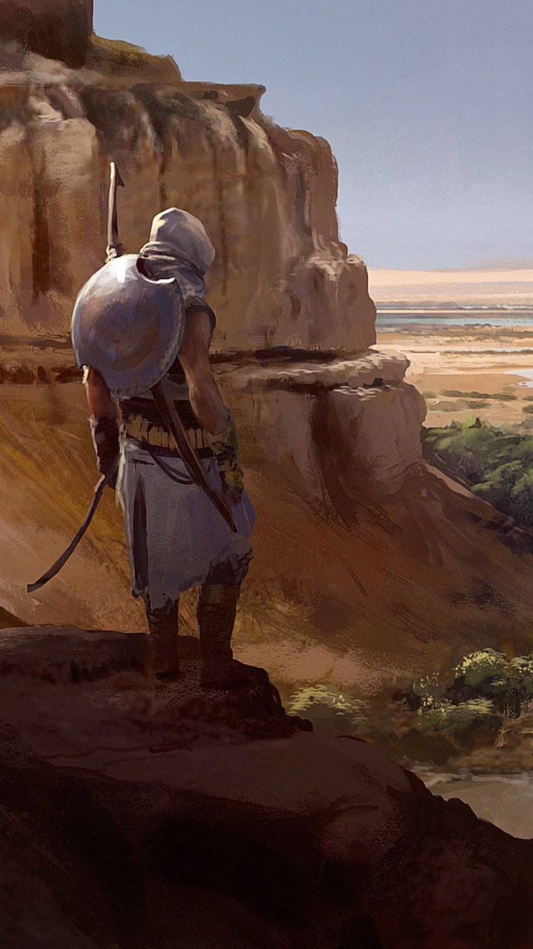 Download Bayek Of Siwa Assassin's Creed Concept Art Landscape Video ...