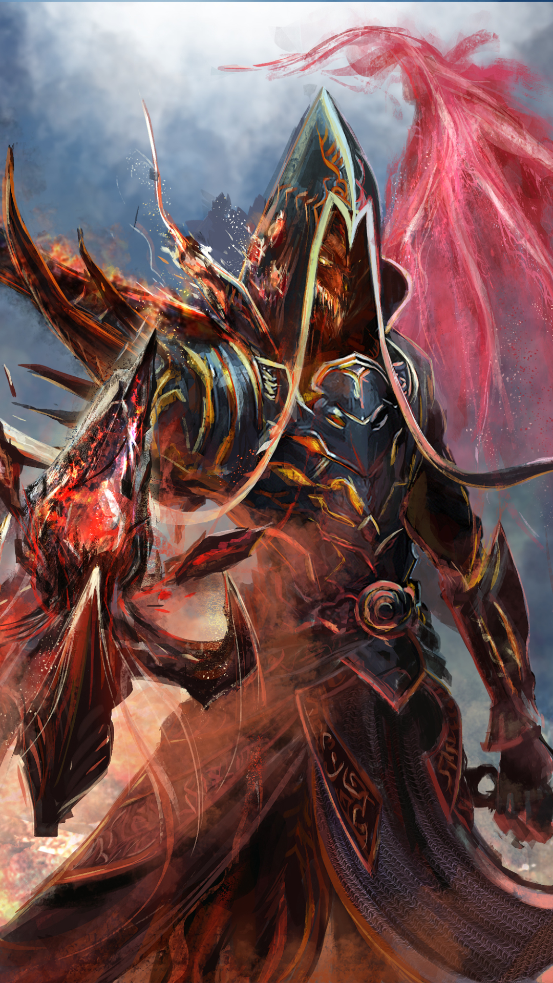 Diablo III: Reaper Of Souls Phone Wallpaper by fercastz
