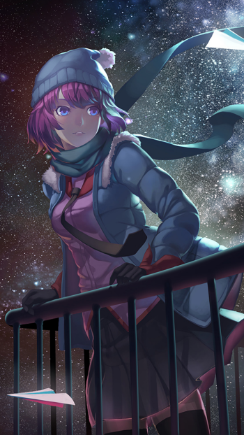 Bakemonogatari Hitagi Senjōgahara Anime Monogatari (Series) Phone Wallpaper