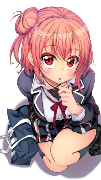 Yui Yuigahama Anime My Teen Romantic Comedy SNAFU Phone Wallpaper