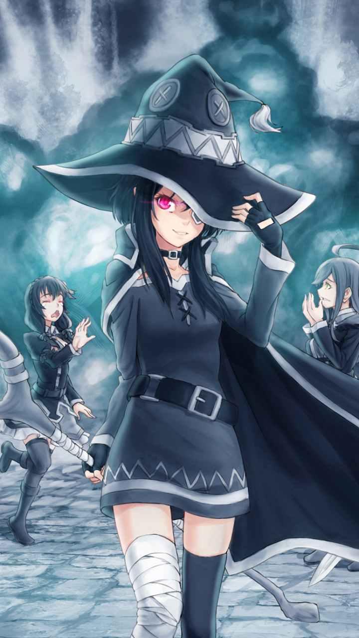 Download Darkness (KonoSuba) Aqua (KonoSuba) Megumin (KonoSuba) Anime KonoSuba - God’s Blessing On This Wonderful World!! Phone Wallpaper