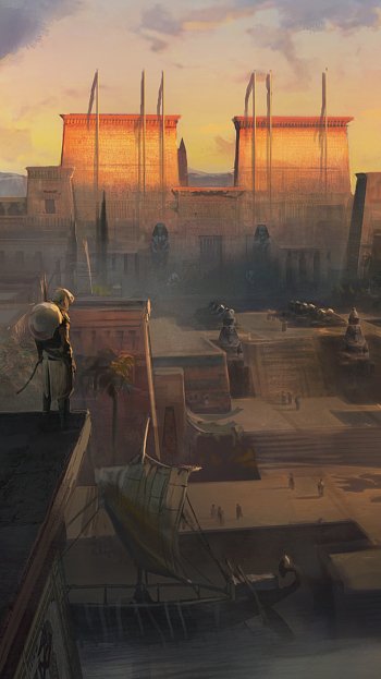 Bayek Of Siwa video game Assassin's Creed Origins Phone Wallpaper