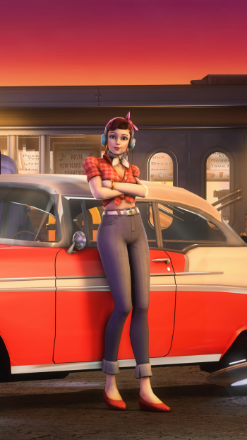  Retro D.Va [4K] by Dafomin