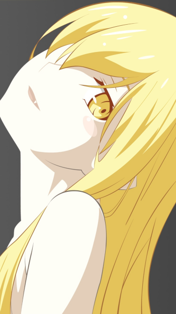Shinobu Oshino Anime Monogatari (Series) Phone Wallpaper