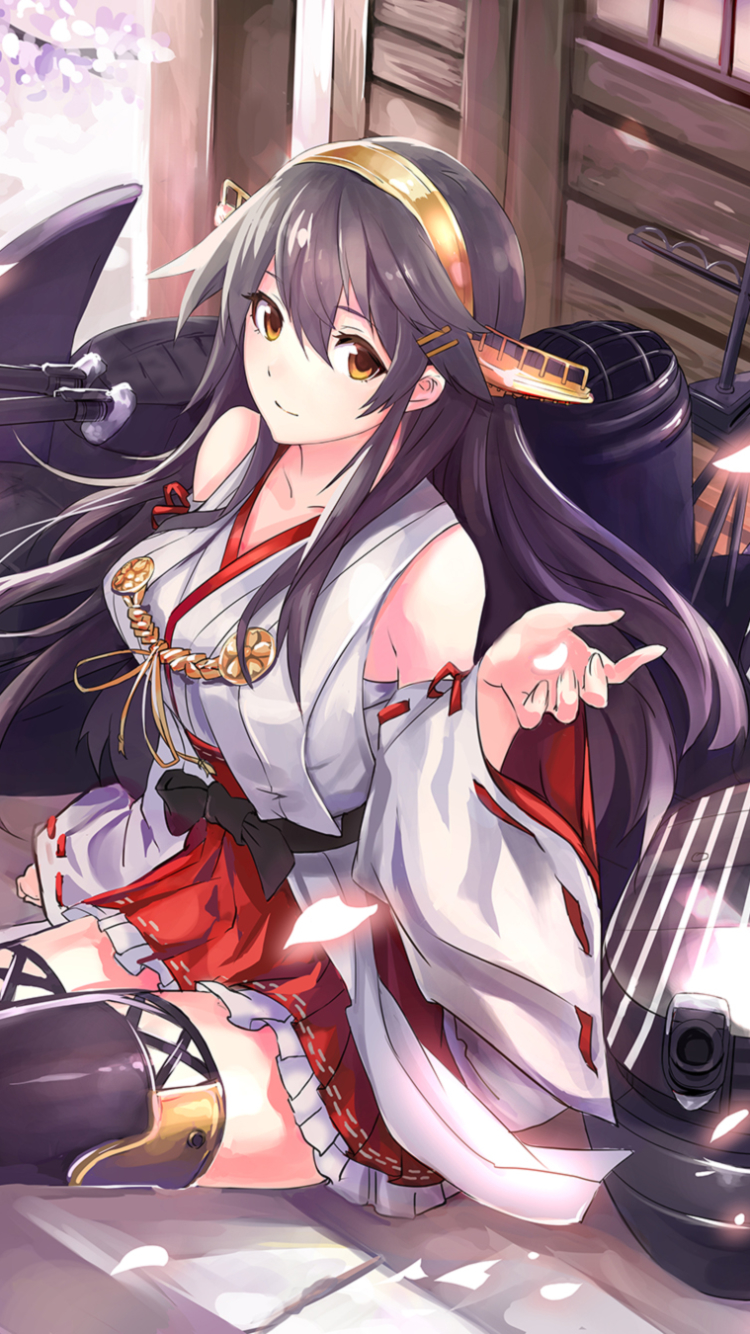 anime / kantai collection (750x1334) mobile wallpaper