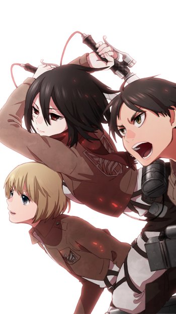  Eren,Mikasa and Armin