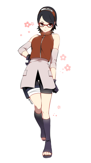 Sarada Uchiha Anime Boruto Phone Wallpaper