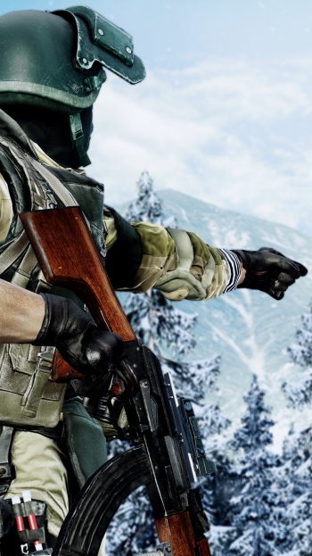 weapon soldier video game Battlefield 4 Phone Wallpaper